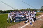 Baseball vs Babson  Wheaton College Baseball players celebrate their victory over Babson to win the NEWMAC Championship for the third year in a row. - (Photo by Keith Nordstrom) : Wheaton, baseball, NEWMAC